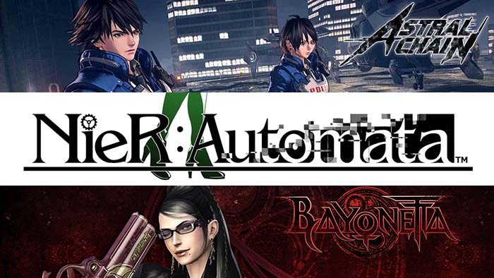 Astral Chain, Bayonetta, Nier: Automata