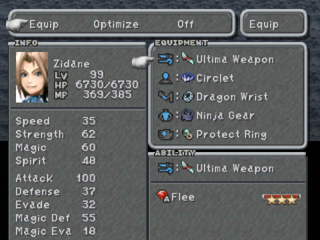 Final Fantasy IX Weapon Skill