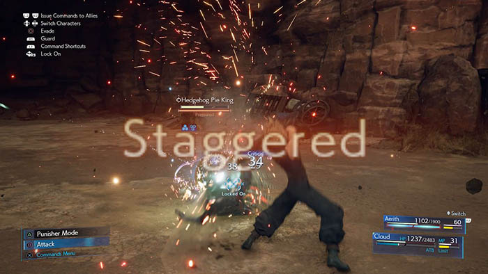 Final Fantasy VII Remake Stagger System