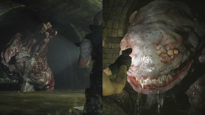 Resident Evil G vs Hunter Gamma