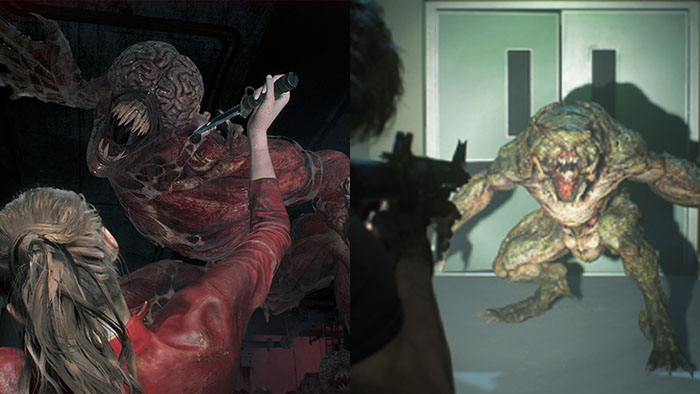 Resident Evil Licker vs Hunter Beta