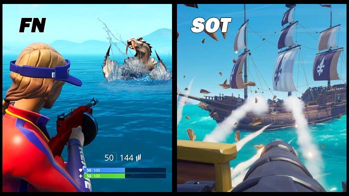 Fortnite, Sea of Thieves