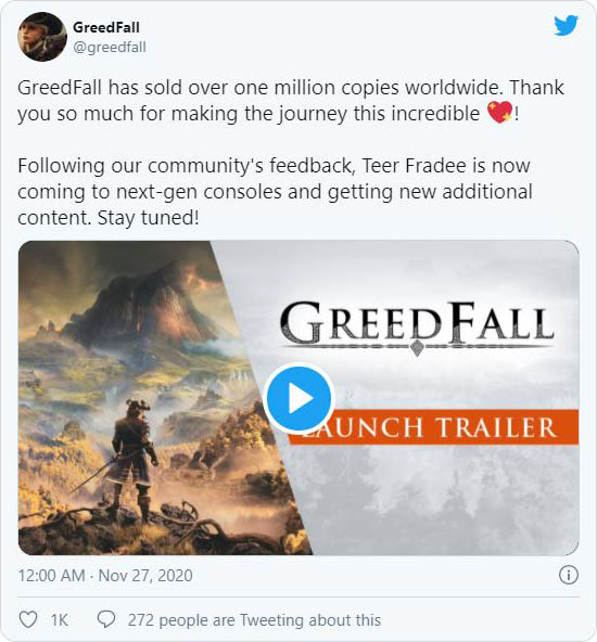 GreedFall twitter