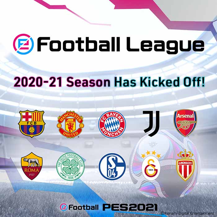 eFootball PES 2021 LITE, KONAMI’s eFootball.League 2020/21
