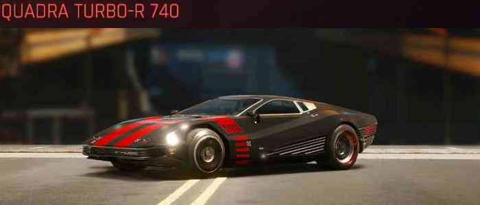 Cyberpunk 2077, All Vehicles, พาหนะทั้งหมดภายในเกม, Quadra Turbo-R 740